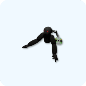 Scary Baboon Plushie BLACKGOOGOO