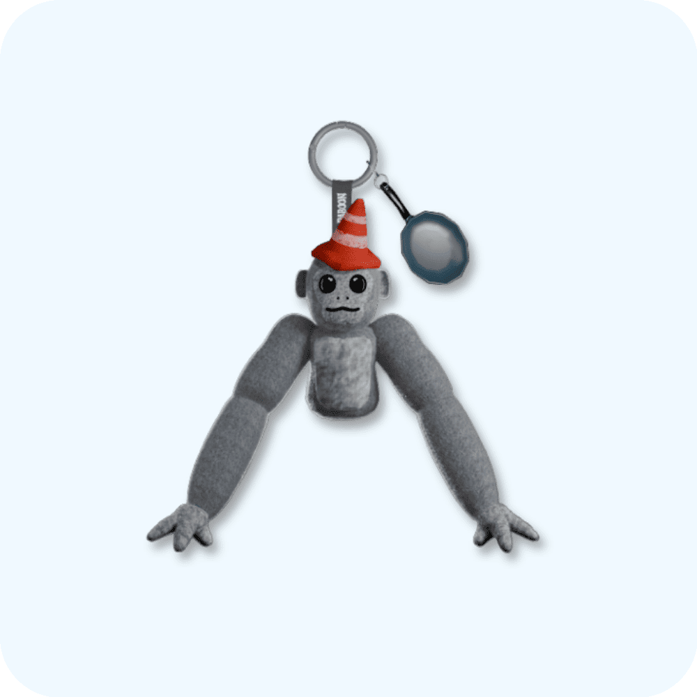 Scary Baboon Plushie GREY Scary Baboon Plushie GREY